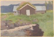 1998, 35 x 23 cm., Olje på lerret, usignert.