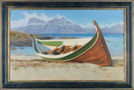 90-tallet, 81 x 50 cm, Olje på lerret, usignert