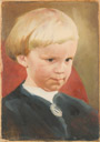 90-tallet, 26 x 37 cm., Olje på plate, usignert